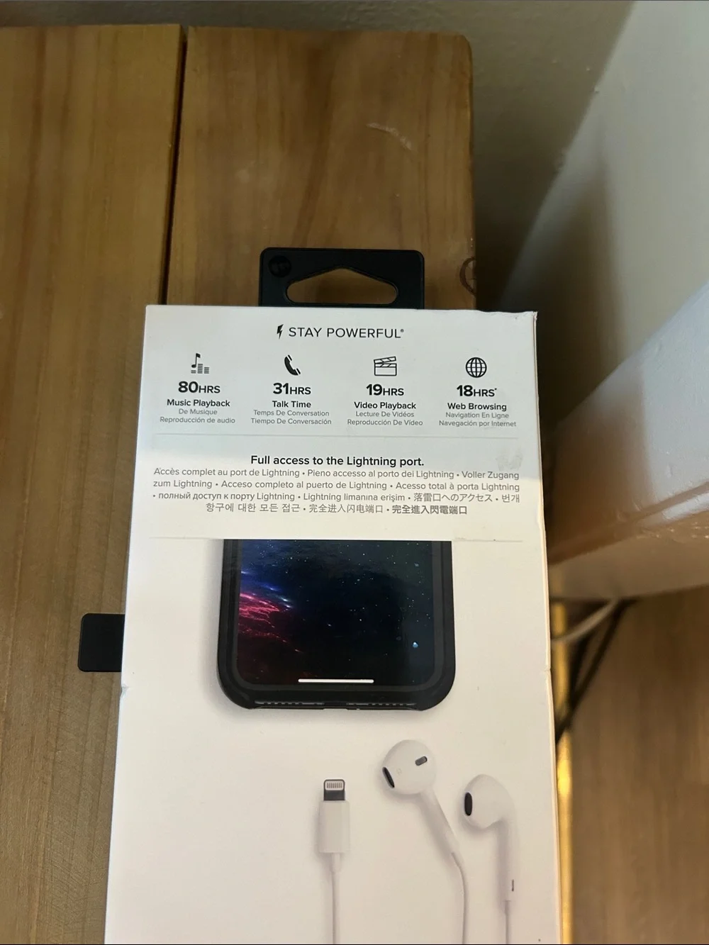 mophie Black Juice Pack Access Battery Case for iPhone Xs Max